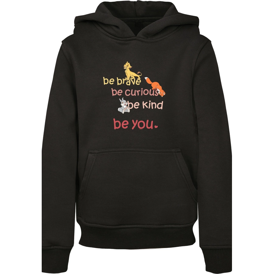 F4NT4STIC Hoodie  Be Brave Be Curious schwarz