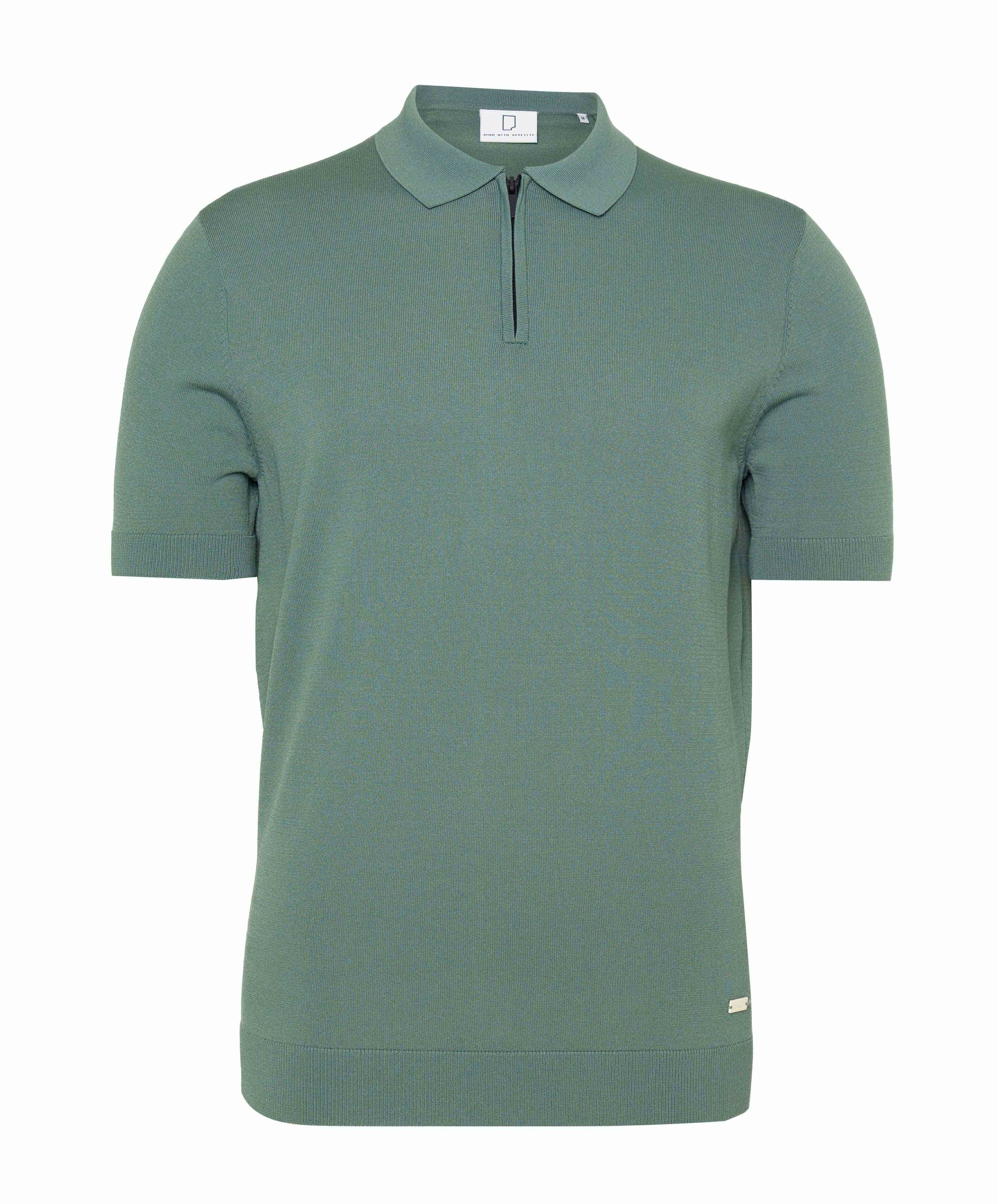 Born with appetite Heren polo groen