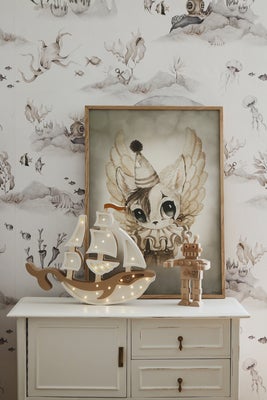 Little Lights Lampe Skip, Pirate Brown
