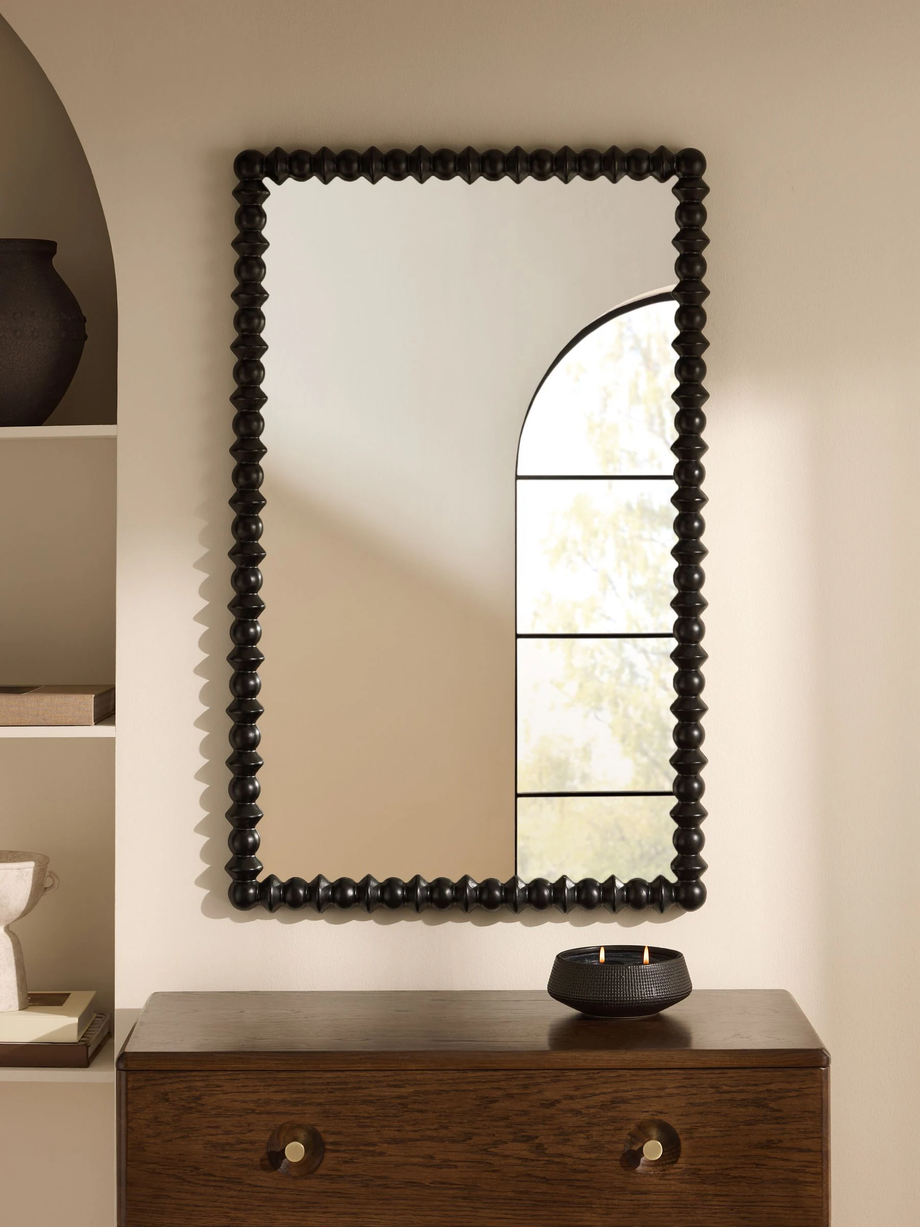 Global Bobbin Wall Mirror