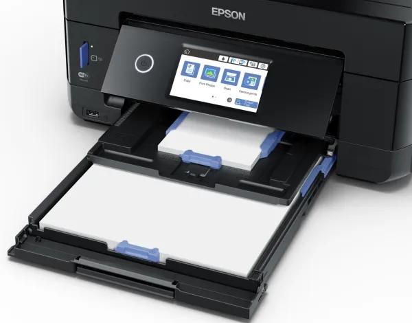 Epson Expression Premium XP-7100 Small-in-One - Multifunktionsprinter - farve - blækprinter - Legal (216 x 356 mm) (original) - A4/Legal (medie) - op til 11 spm (kopiering) - op til 15.8 spm (udskriver) - 120 ark - USB 2.0, Gigabit LAN, Wi-Fi(n) - so