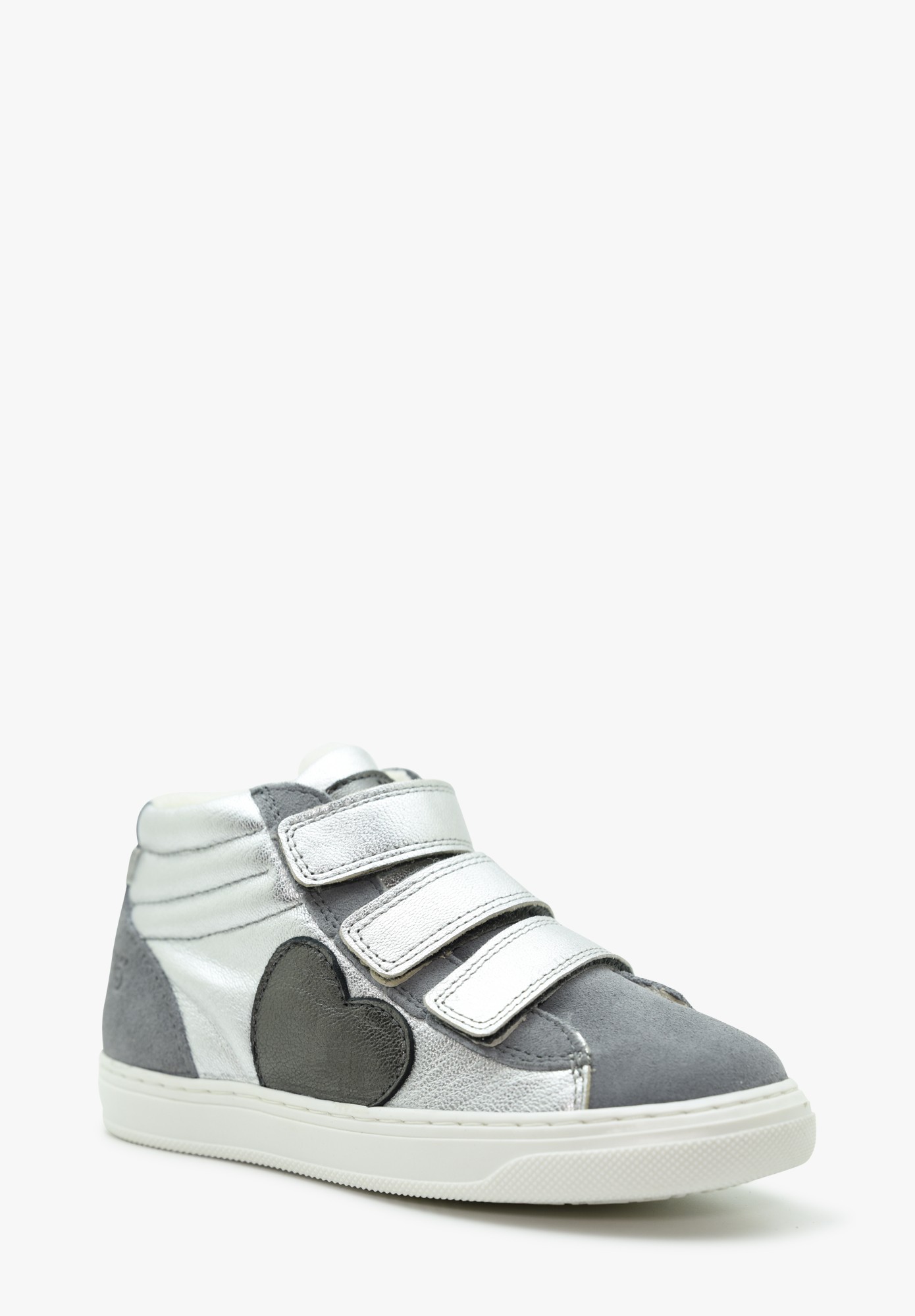 Cologny velcro TEX Wollfutter Kinder Silber
