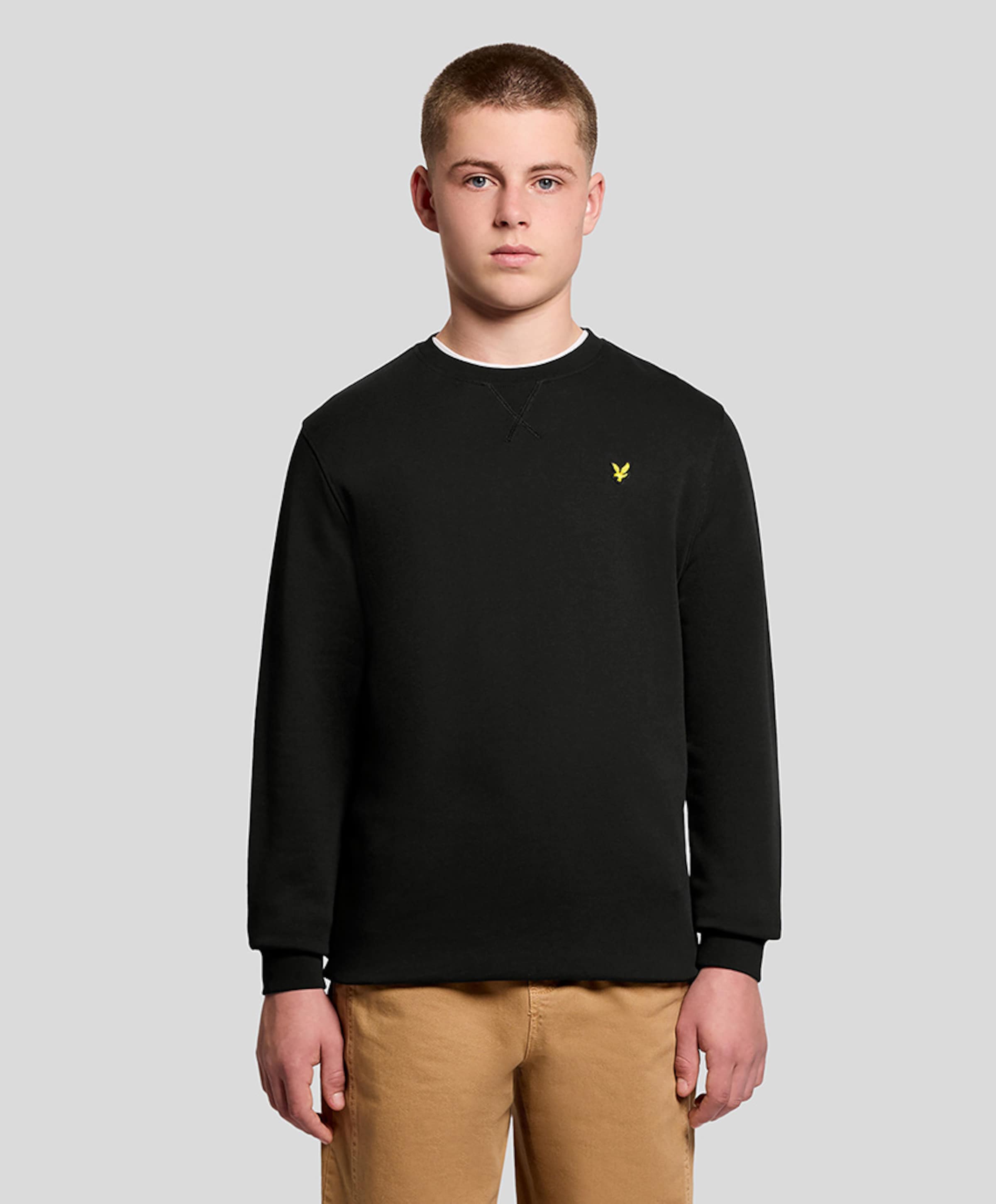 Lyle & Scott Jongens sweater zwart