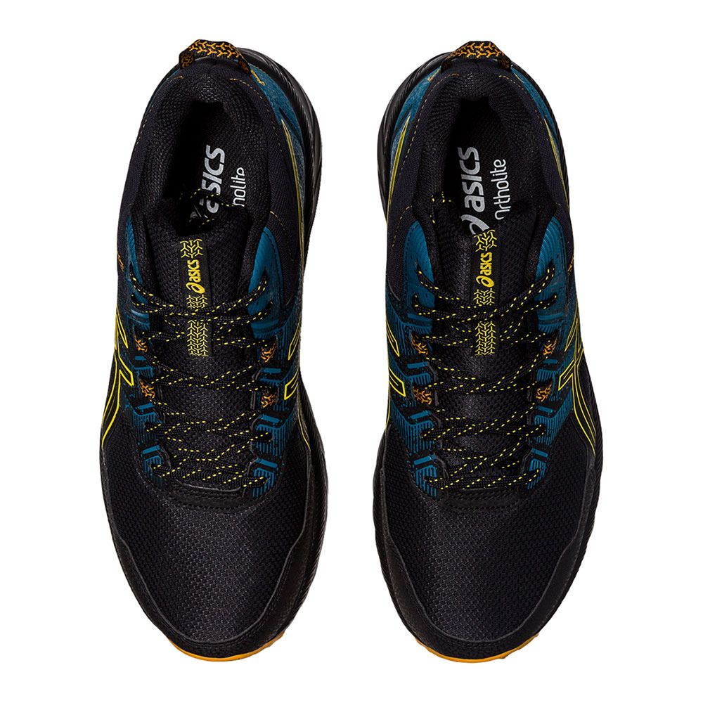 Asics GEL-VENTURE 9 MT - Chaussures trail Homme black/golden yellow
