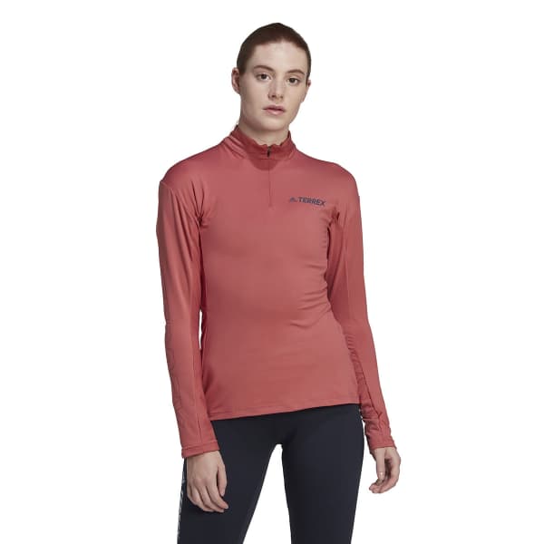 T-shirt running ADIDAS W XPERIOR LONG-SLEEVE WONDERFUL RED