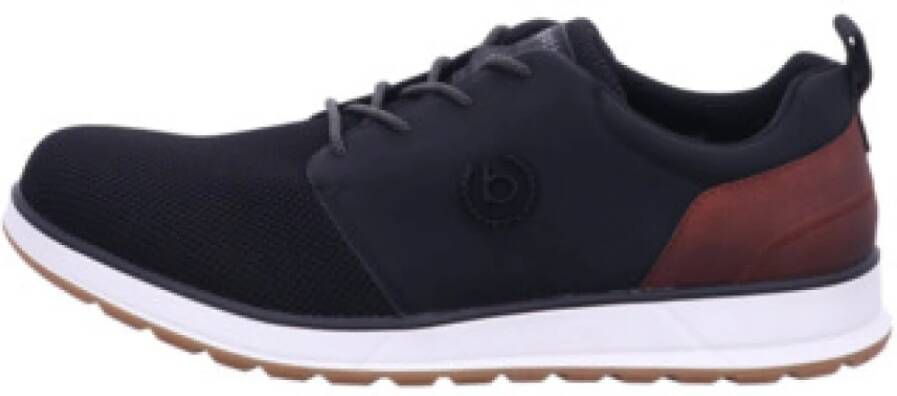 Bugatti Sneakers met sierstiksels vrijetijdsschoen lage schoen veterschoen