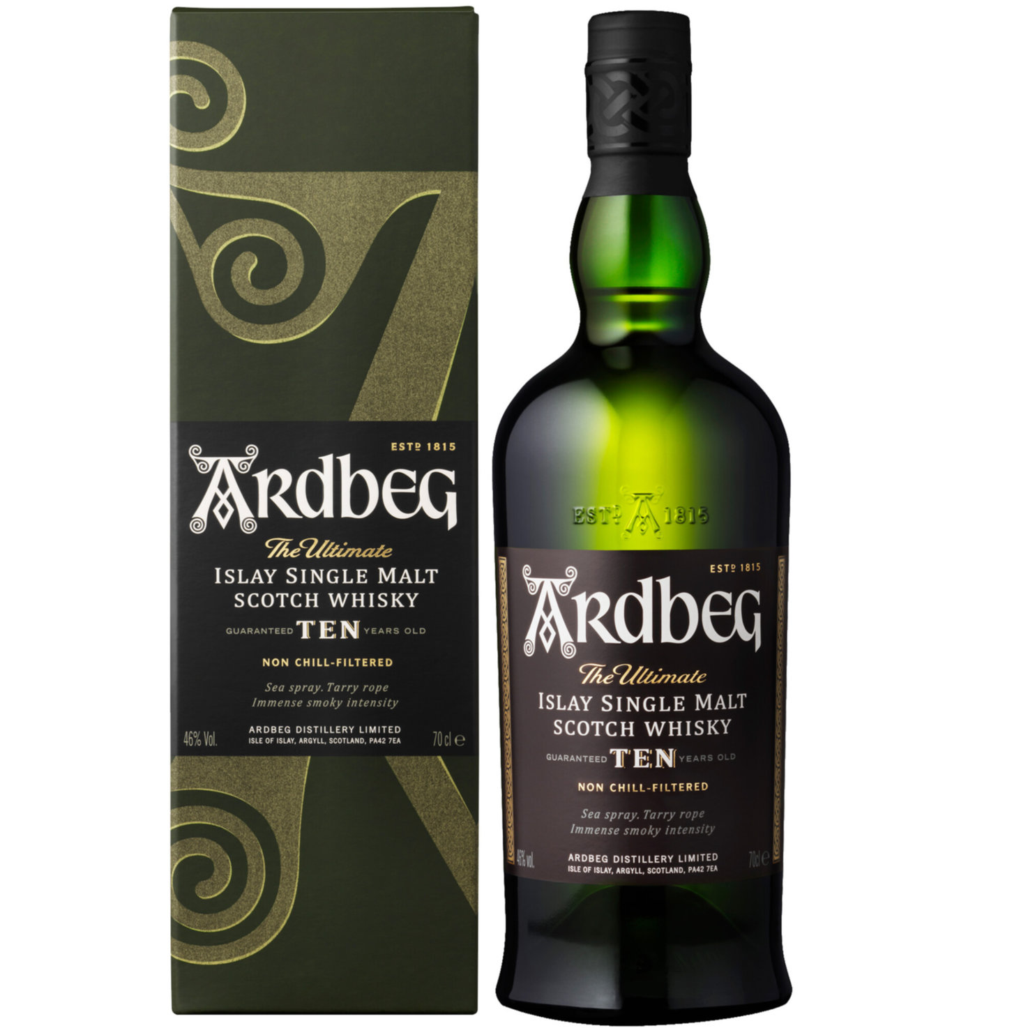 Ardbeg Single Malt Whisky 10 Years -70cl
