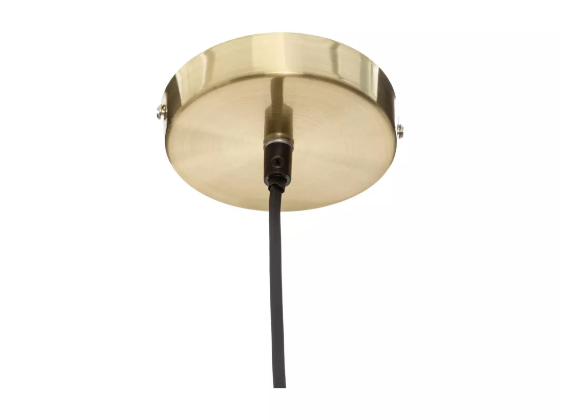 Luminaire Suspension Boule en Verre Blanc D 20 cm