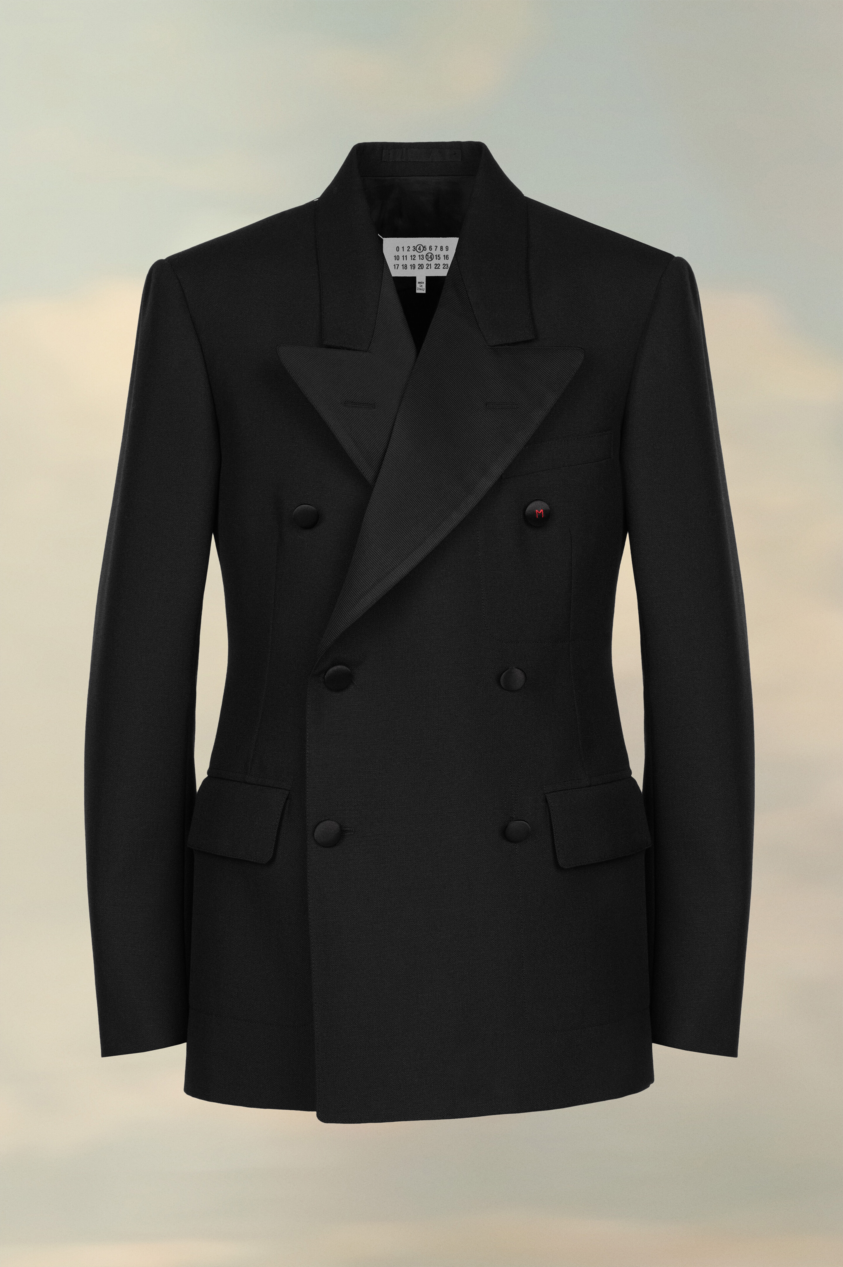 Blazer en mohair brfrannique