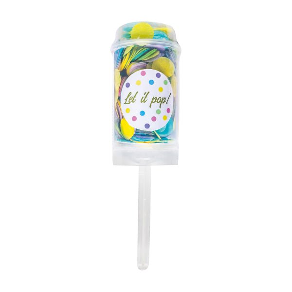 Regenboog Confetti Kanon Pastel 18cm