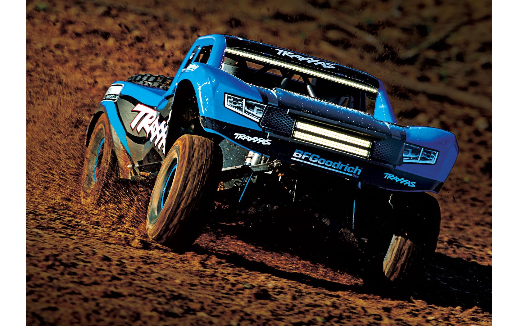Trophy Truck Unlimited Desert Racer 4x4 Blau ARTR 1:7<br>Pro Scale Trophy Truck mit VXL-6S Brushless Antrieb