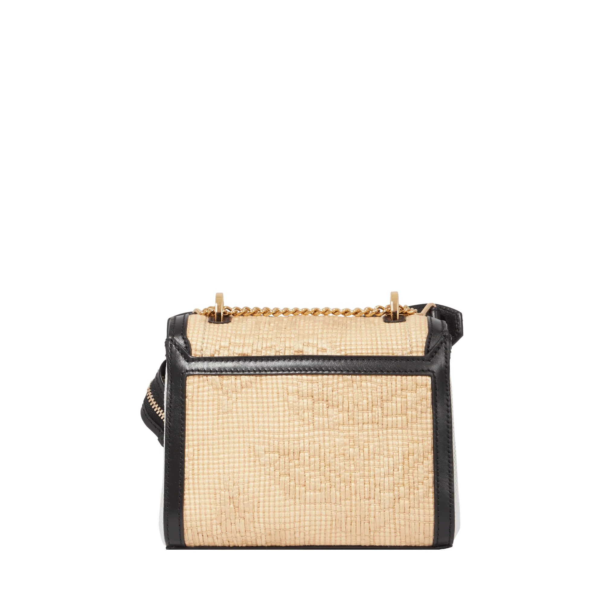 S flap bag Ninon de Lancel-Naturel/Noir