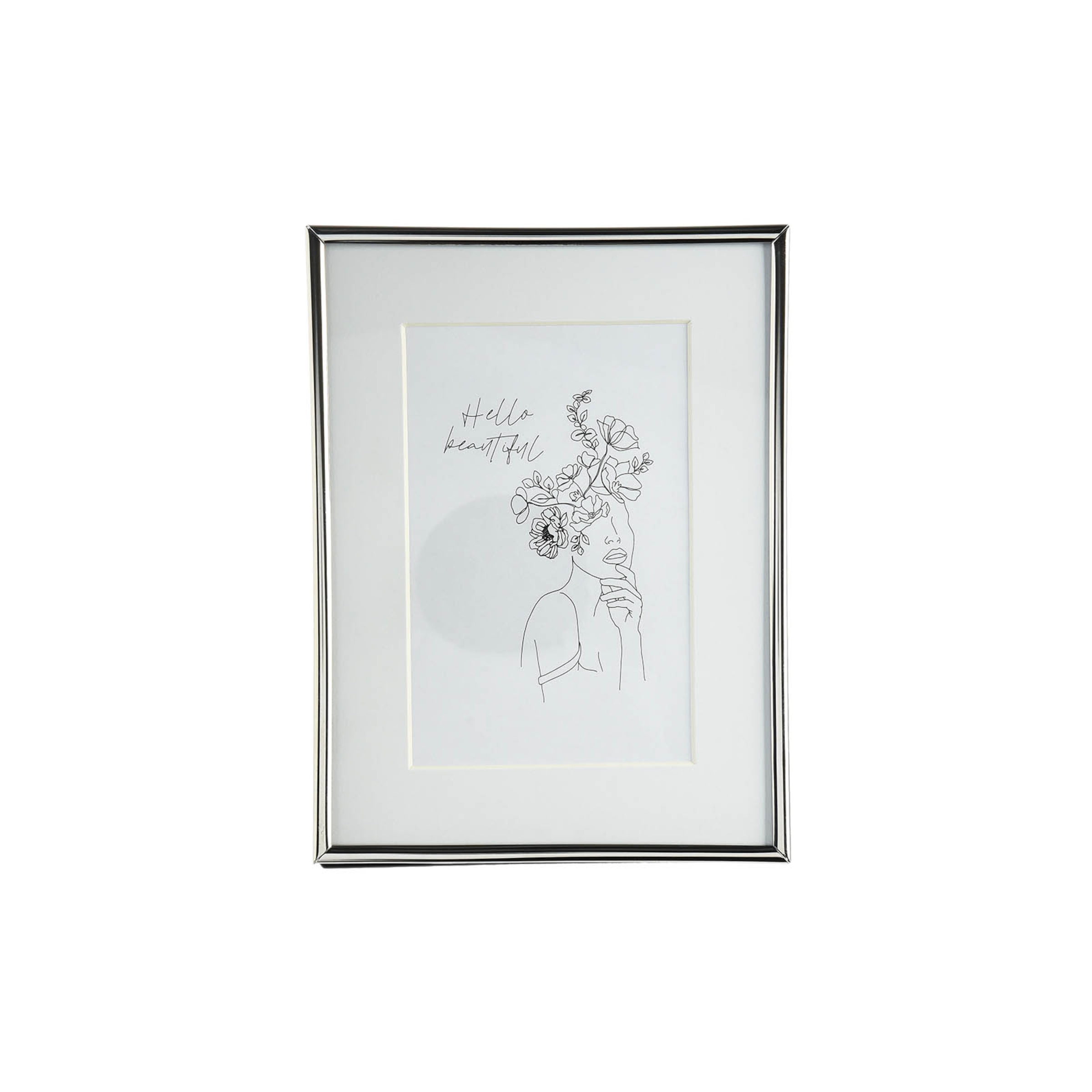 silber, B 16 x H 21 x T 2 cm