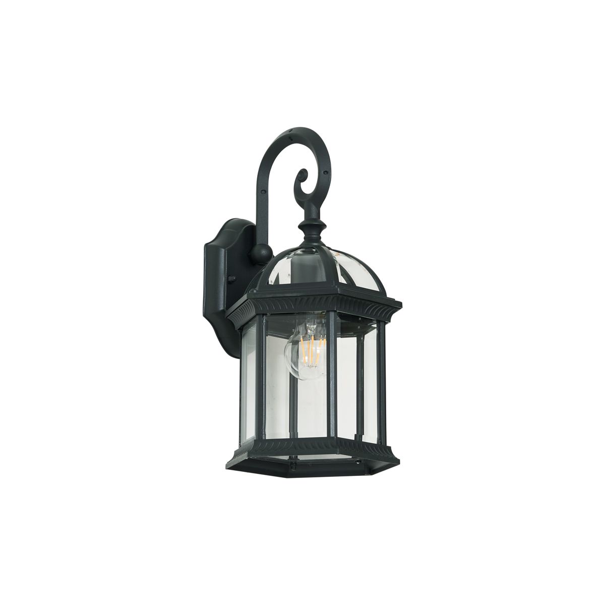 Klassieke buiten wandlamp antiek groen IP44 - Glasgow