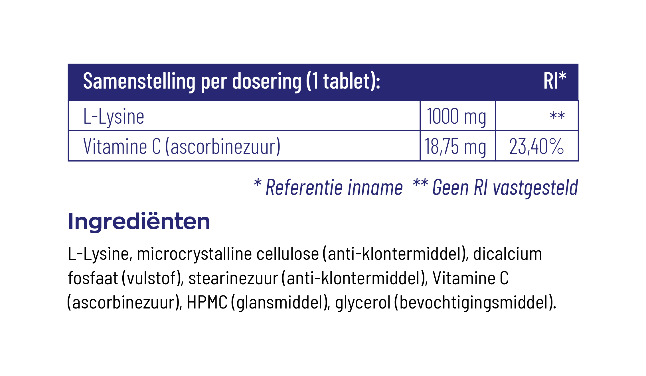 L-Lysine 1000 mg