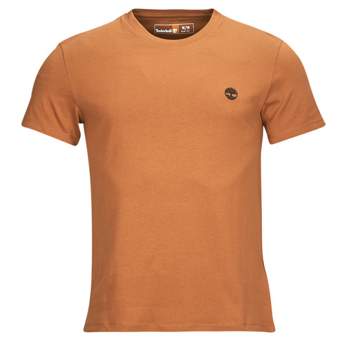 Timberland - DUNSTAN RIVER JERSEY CREW TEE SLIM - Marron