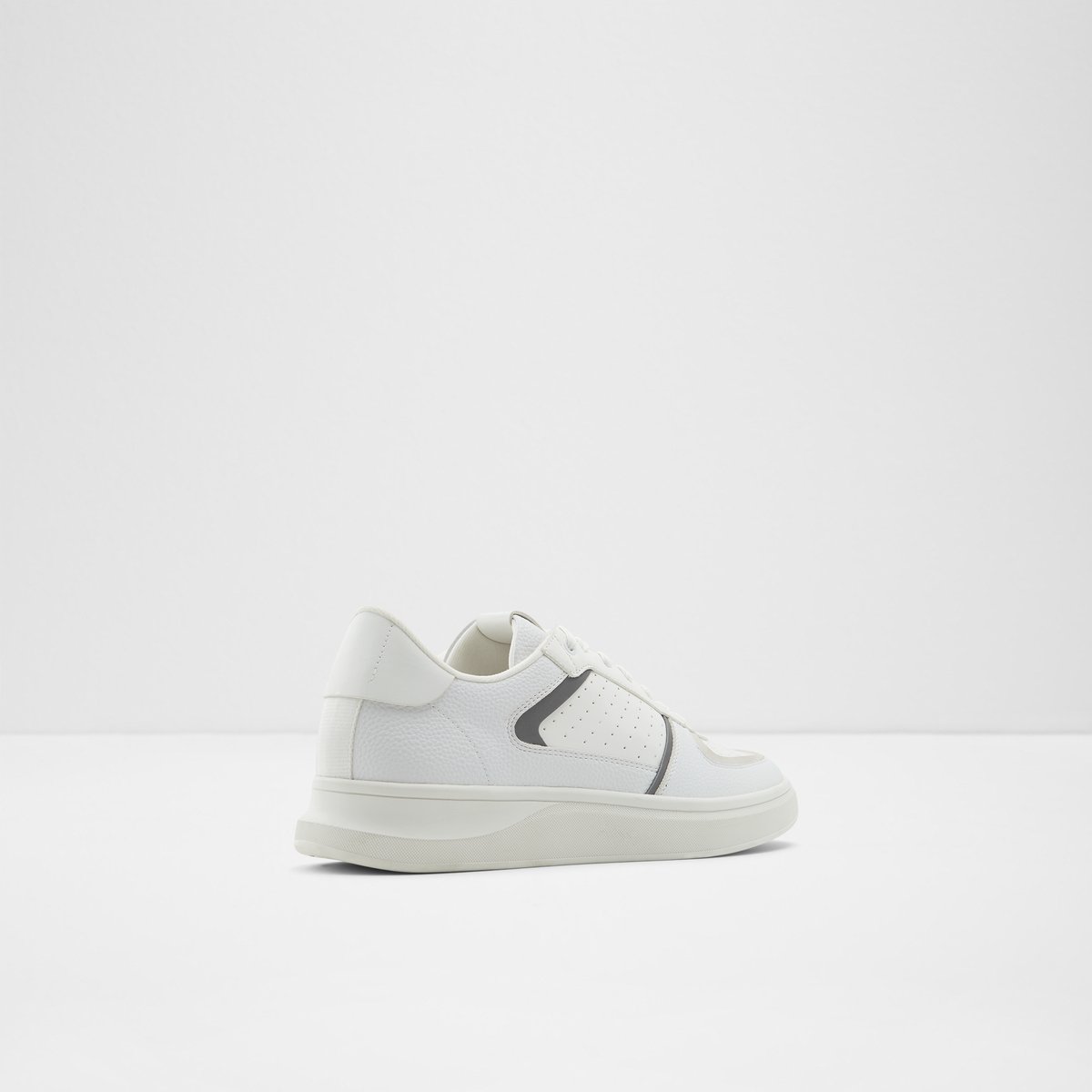 Drishtia White Synthetic Perf Men Low top