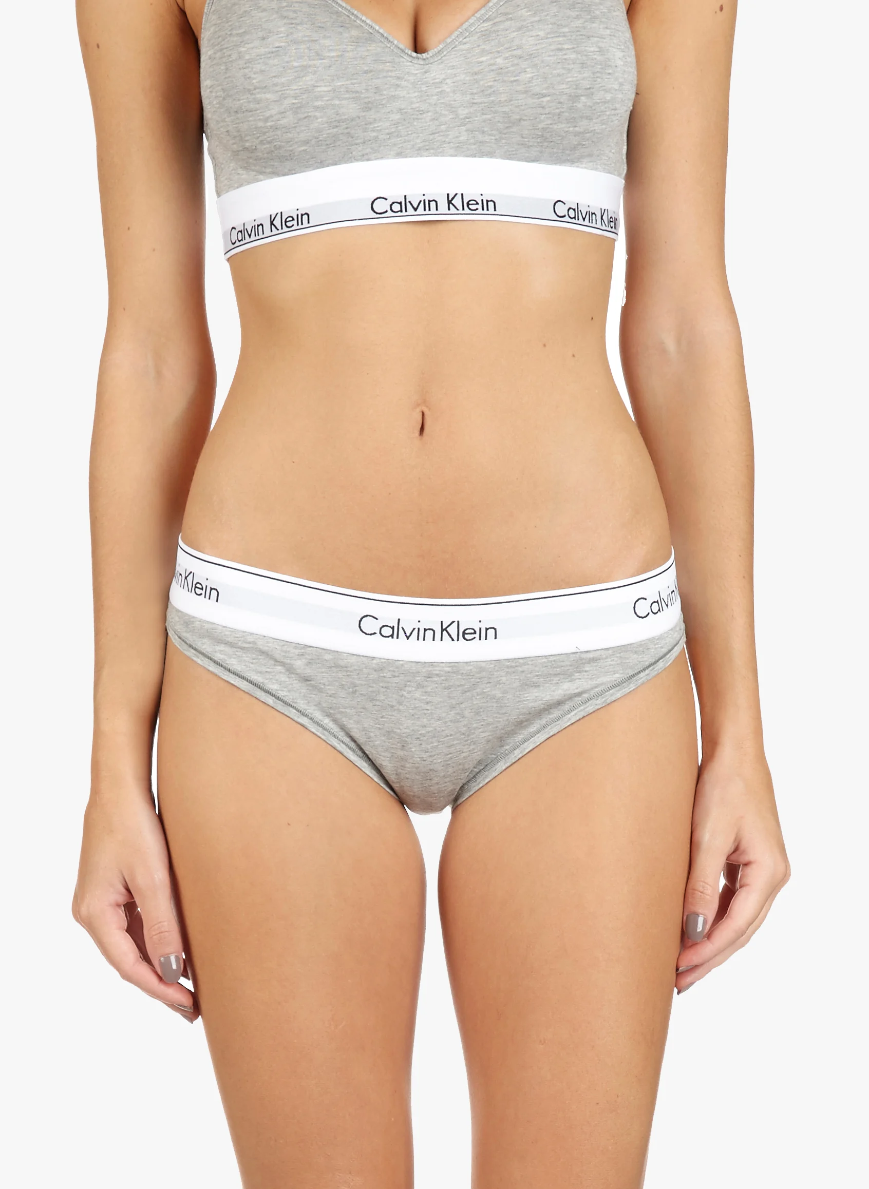 Culotte en jersey chiné | Gris