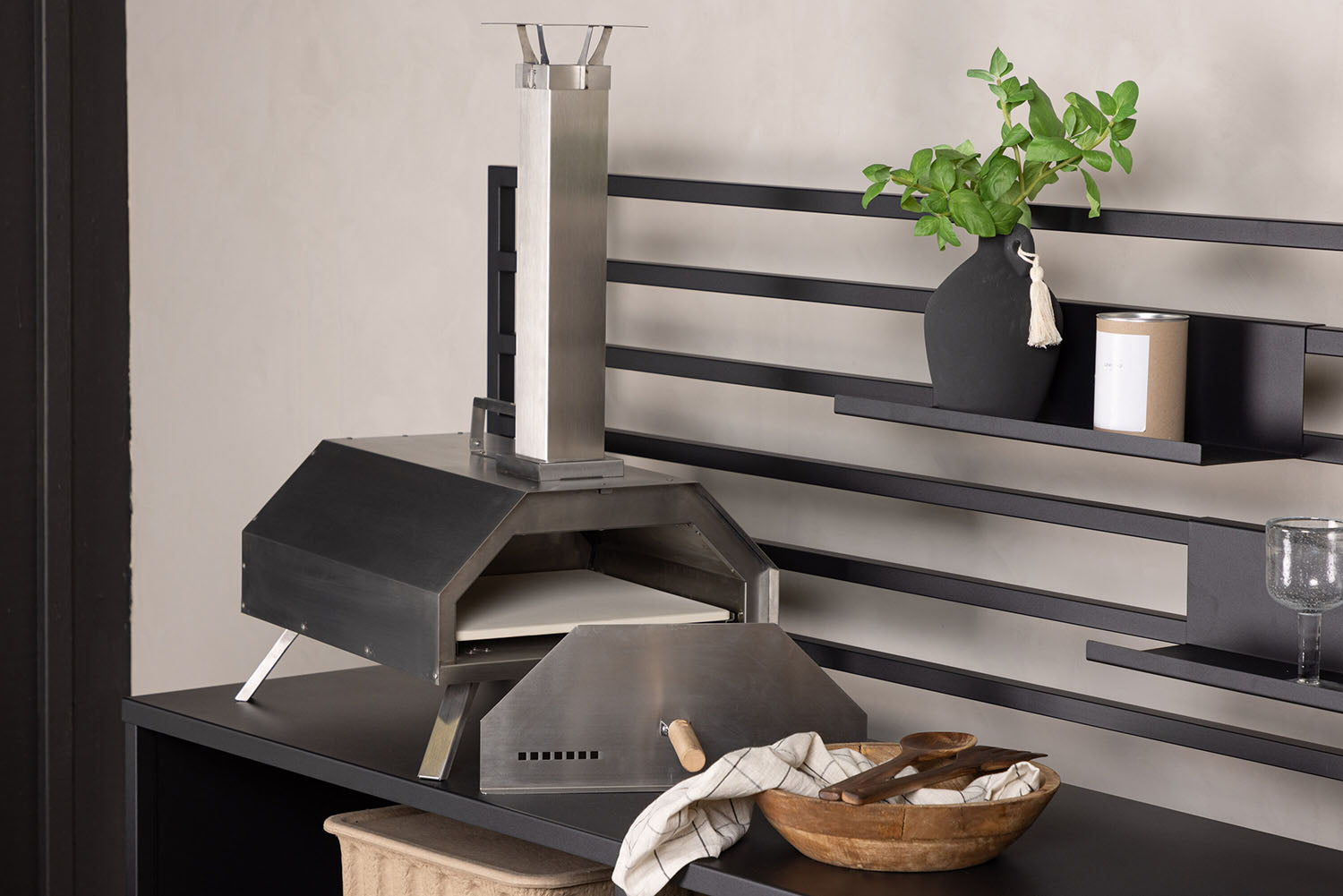 Rebellenclub Sicil Pizzaoven - Zilver