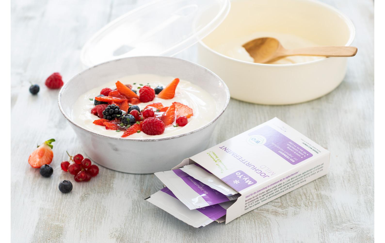 Bio Joghurt Ferment mild 3 x 5 gHochkonzentrierte Joghurtfermente