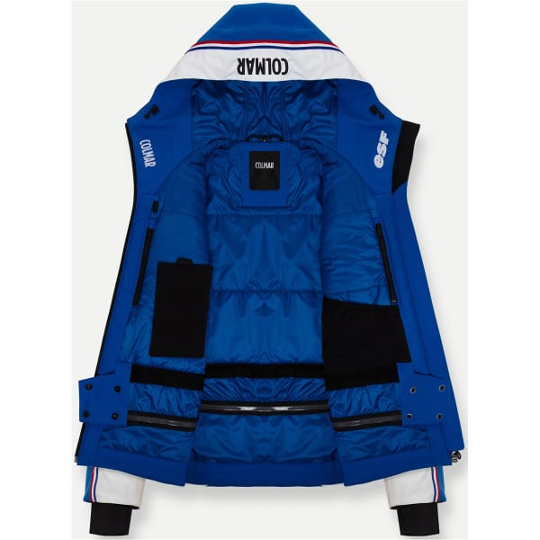 Veste de ski COLMAR LADIES JACKET REPLICA WHITE-WHITE-ABYSS BLUE
