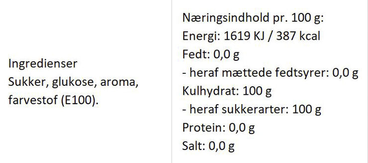 Almuegaarden Syrlige bolcher med smag af appelsin & citron No color