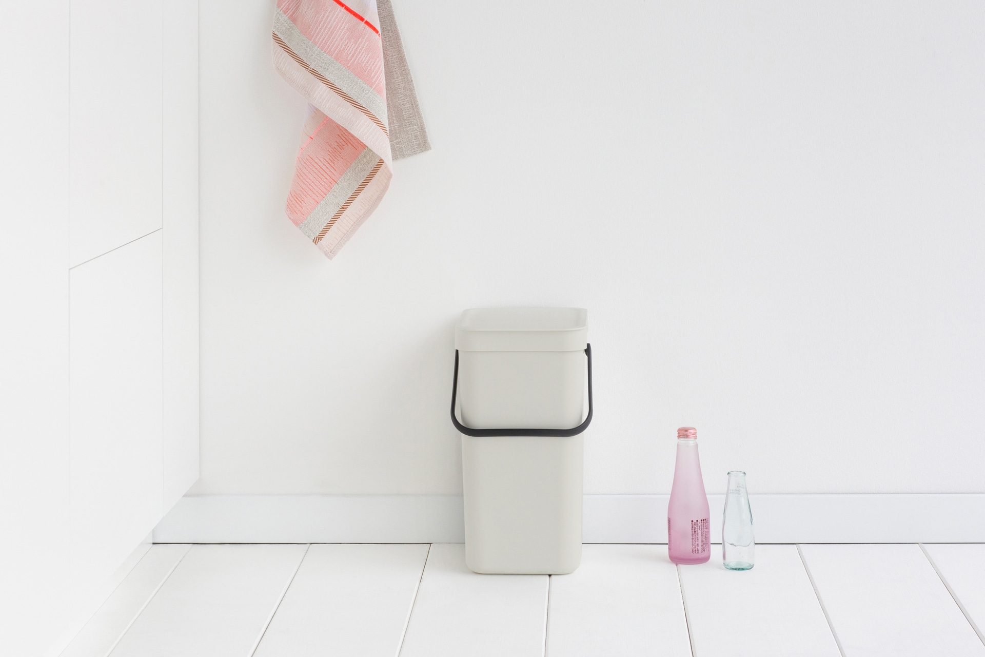 brabantia Abfalleimer SORT & GO 12 Liter Light Grey