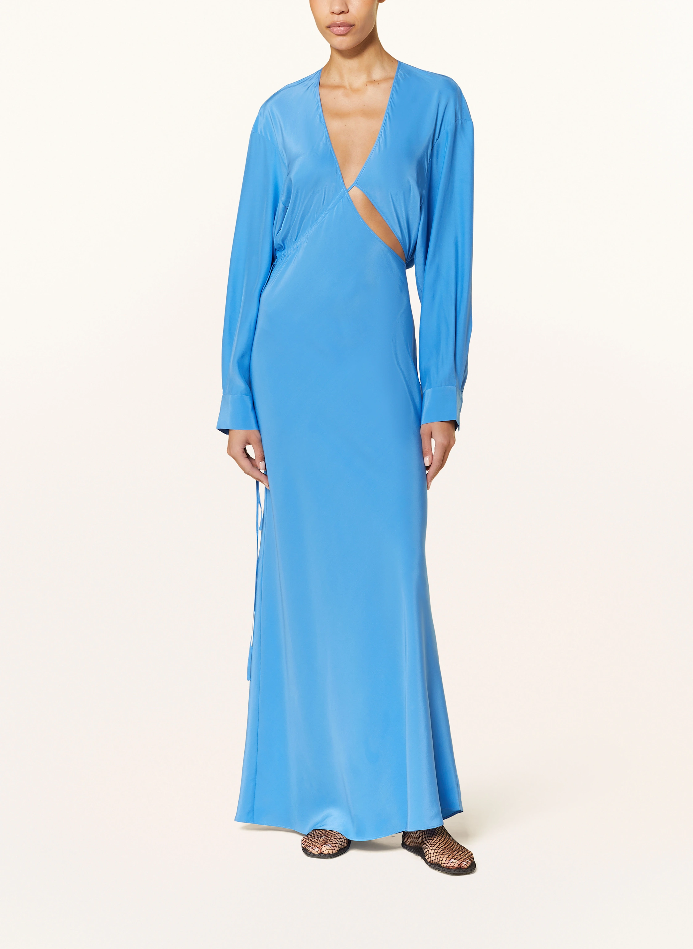 CHRISTOPHER ESBER Kleid aus Seide mit Cut-out