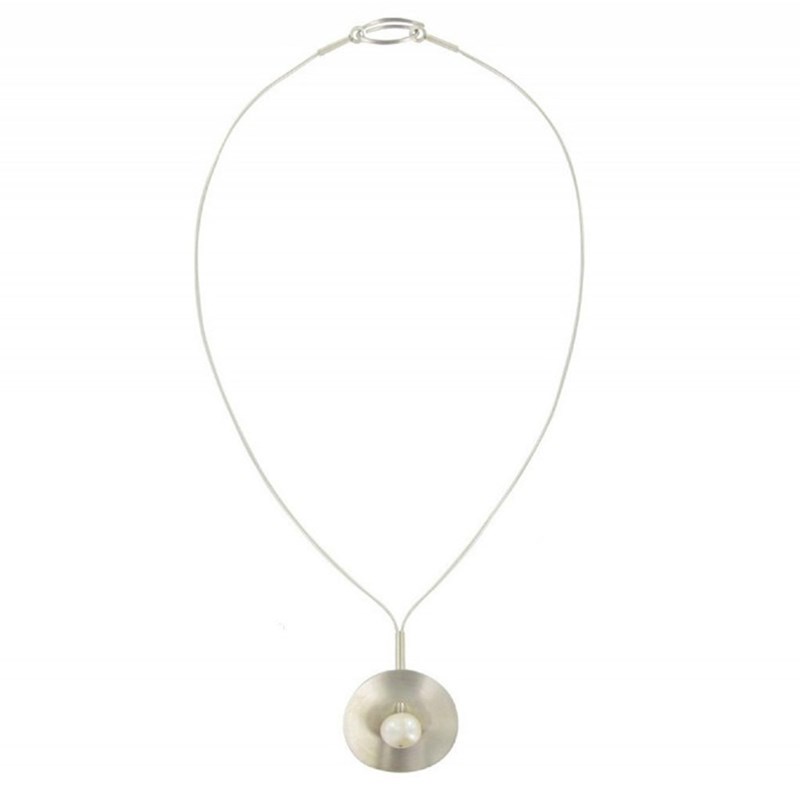Collier Argent Nénuphar Perle de Culture 8-9mm - Classics