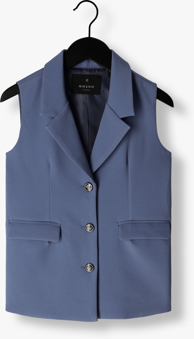 NIK & NIK blauwe nik & nik gilet kaylee blazer