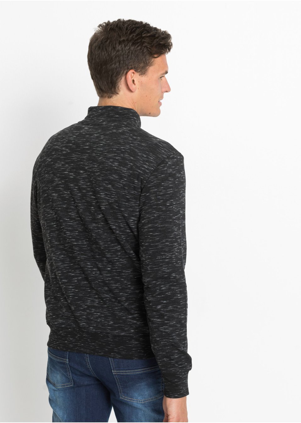 Sweat-shirt à col camionneur