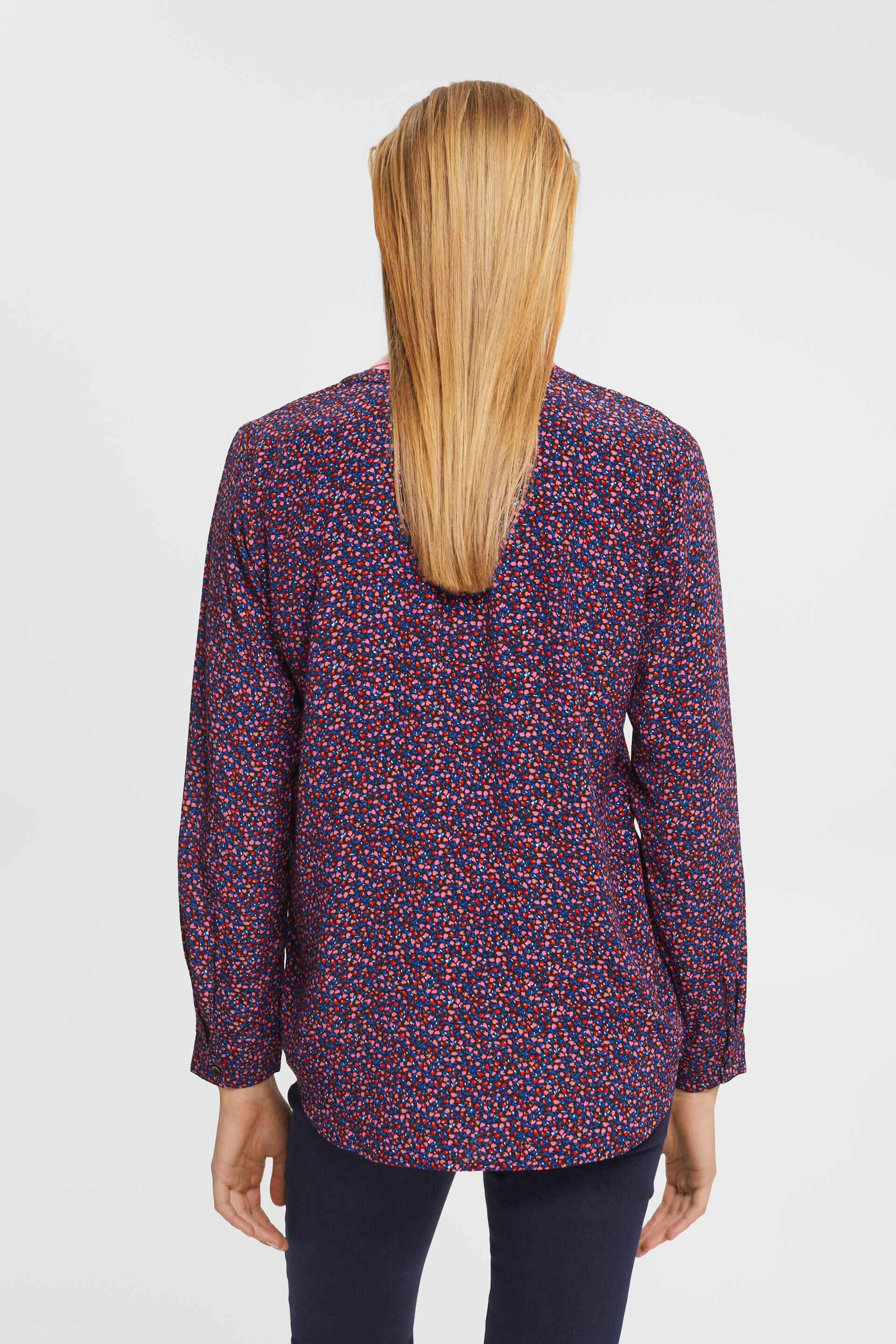 Blouse à motif, en LENZING™ ECOVERO™