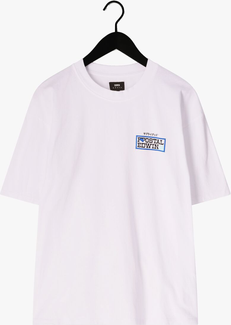 EDWIN witte edwin t-shirt postal ts single jersey