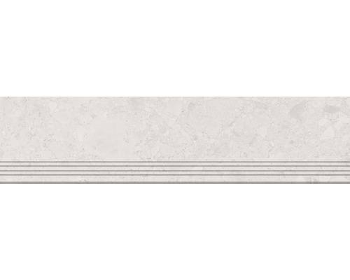 Porseleinen steengoed traptegel Donau beige 30 x 120 cm