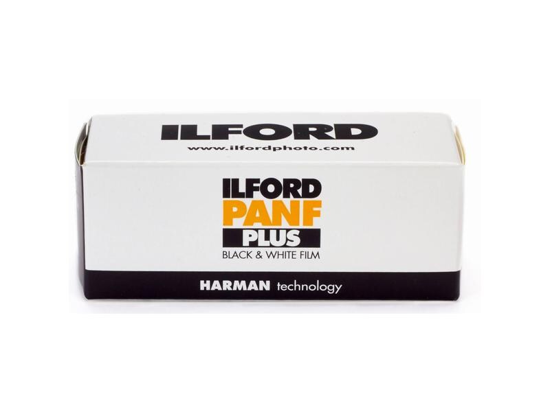 Ilford Analogfilm Pan F 50 120 Extrem feinkörniger, panchromatischer Schwarzweiss-Film