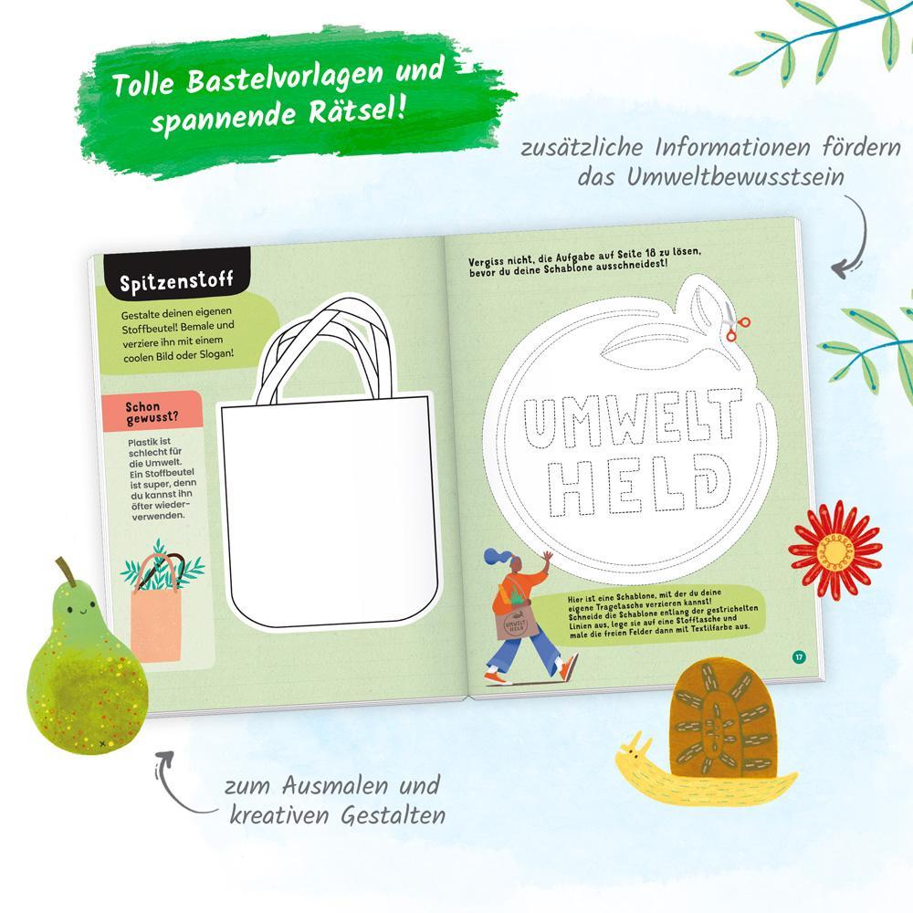 Trötsch Beschäftigungsbuch Schütze unsere Umwelt Rätseln Malen Basteln Natur
