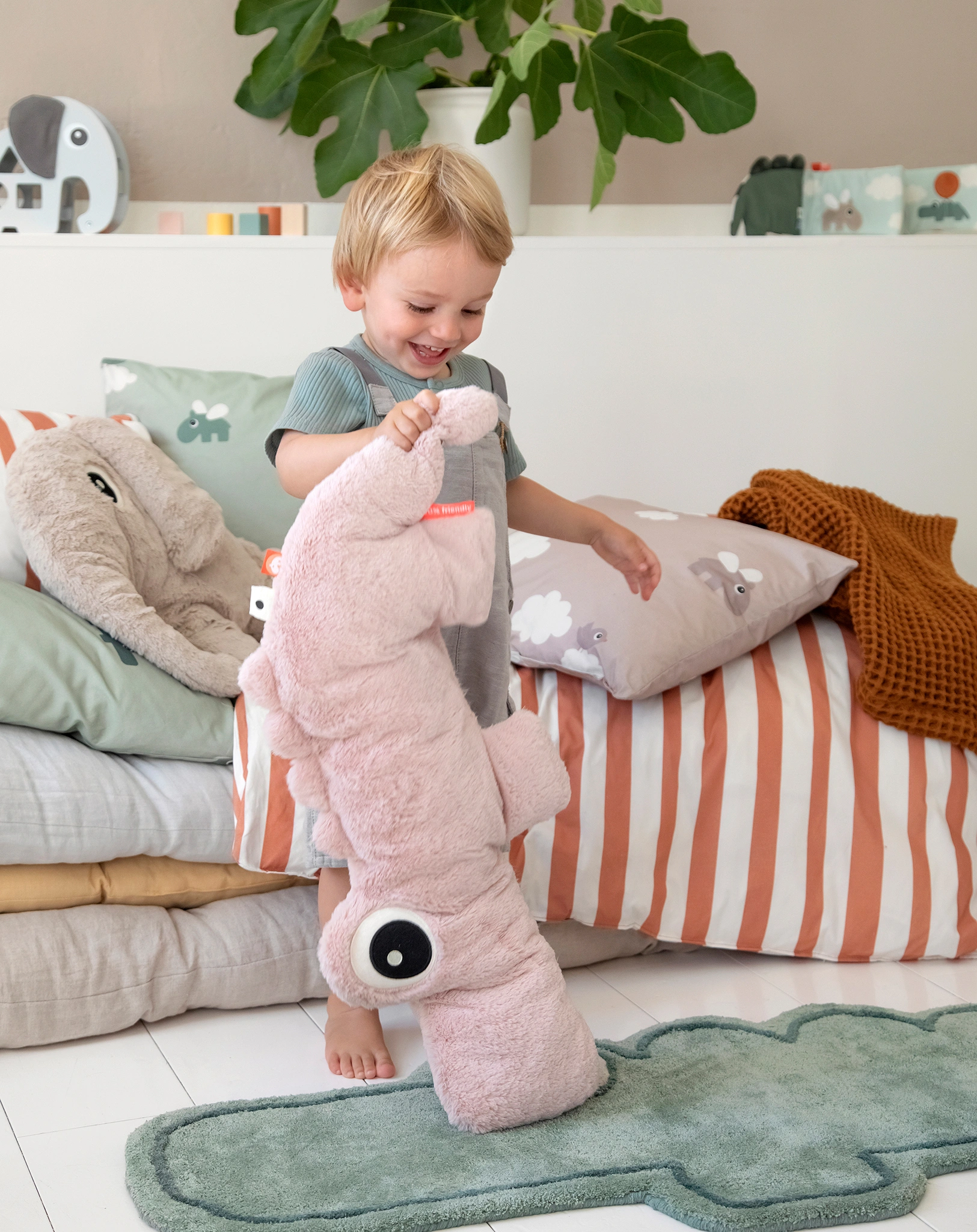 Kuscheltier CROCO (65x27) in rosa