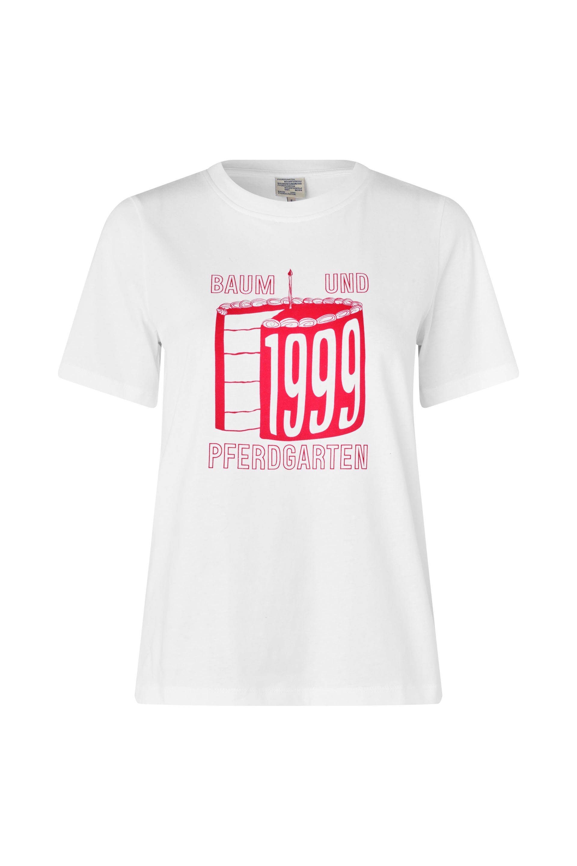 Baum und Pferdgarten  Jawo t-shirt - Bright White Cake