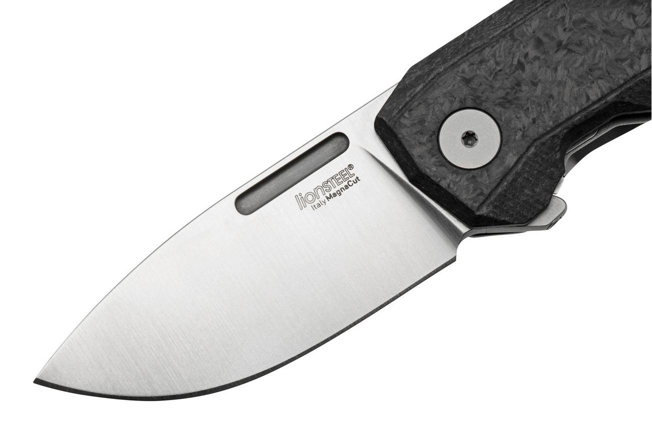 LionSteel Nano, NA01-CF Frame Lock, Magnacut, Carbon Fiber, zakmes