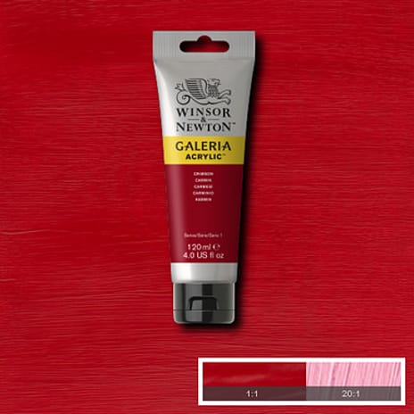Galeria akrylmaling 120 ml - Crimson
