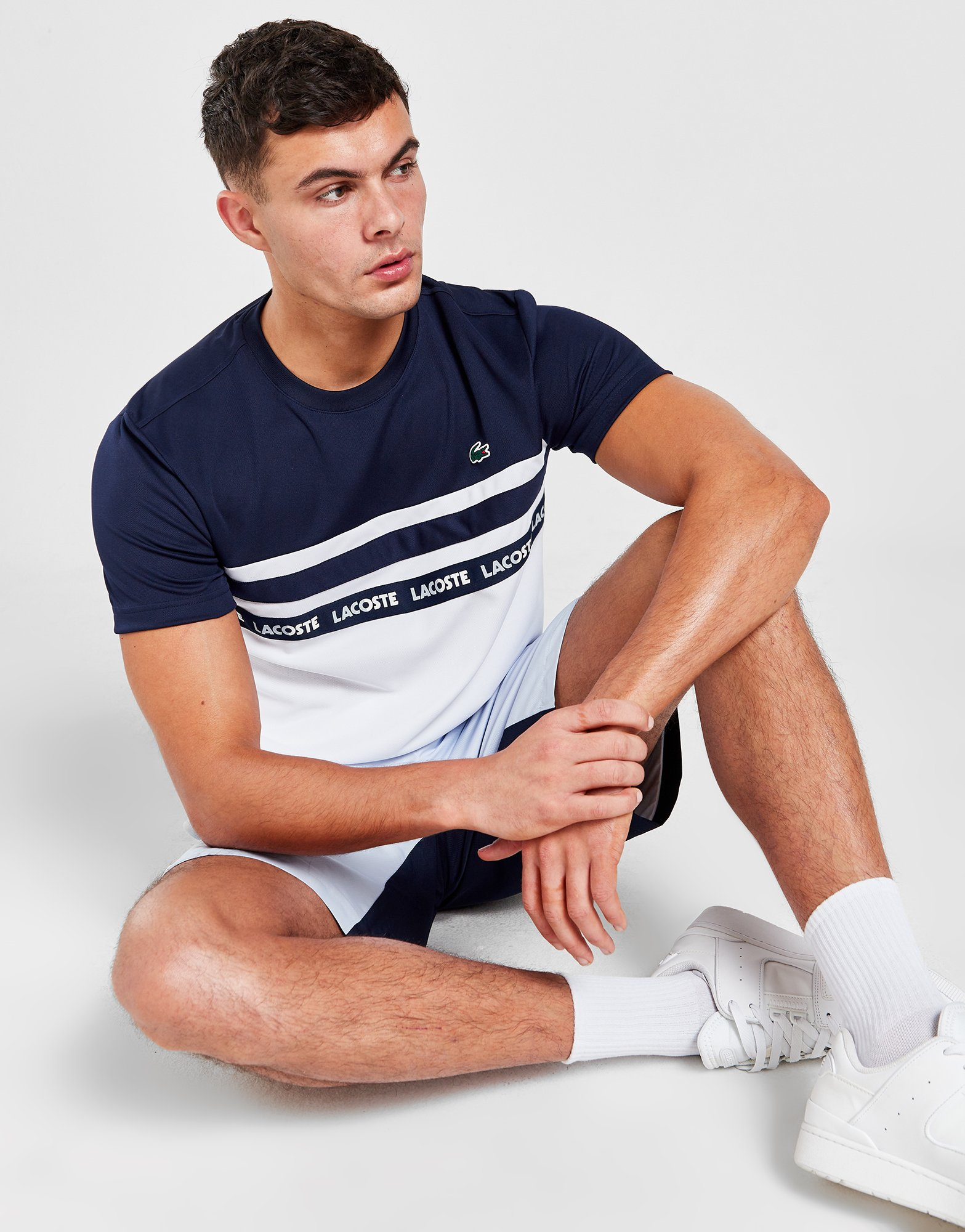 Lacoste T-shirt Colour Block Homme