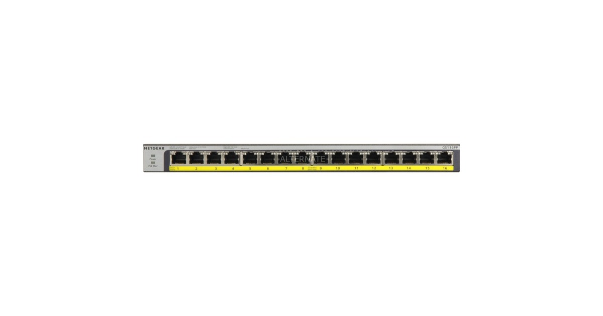 NetgearGS116PP switch