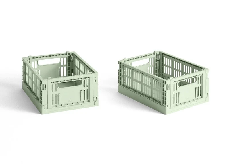 HAY  Colour Crate Mini kasse, 2 stk. - Mint