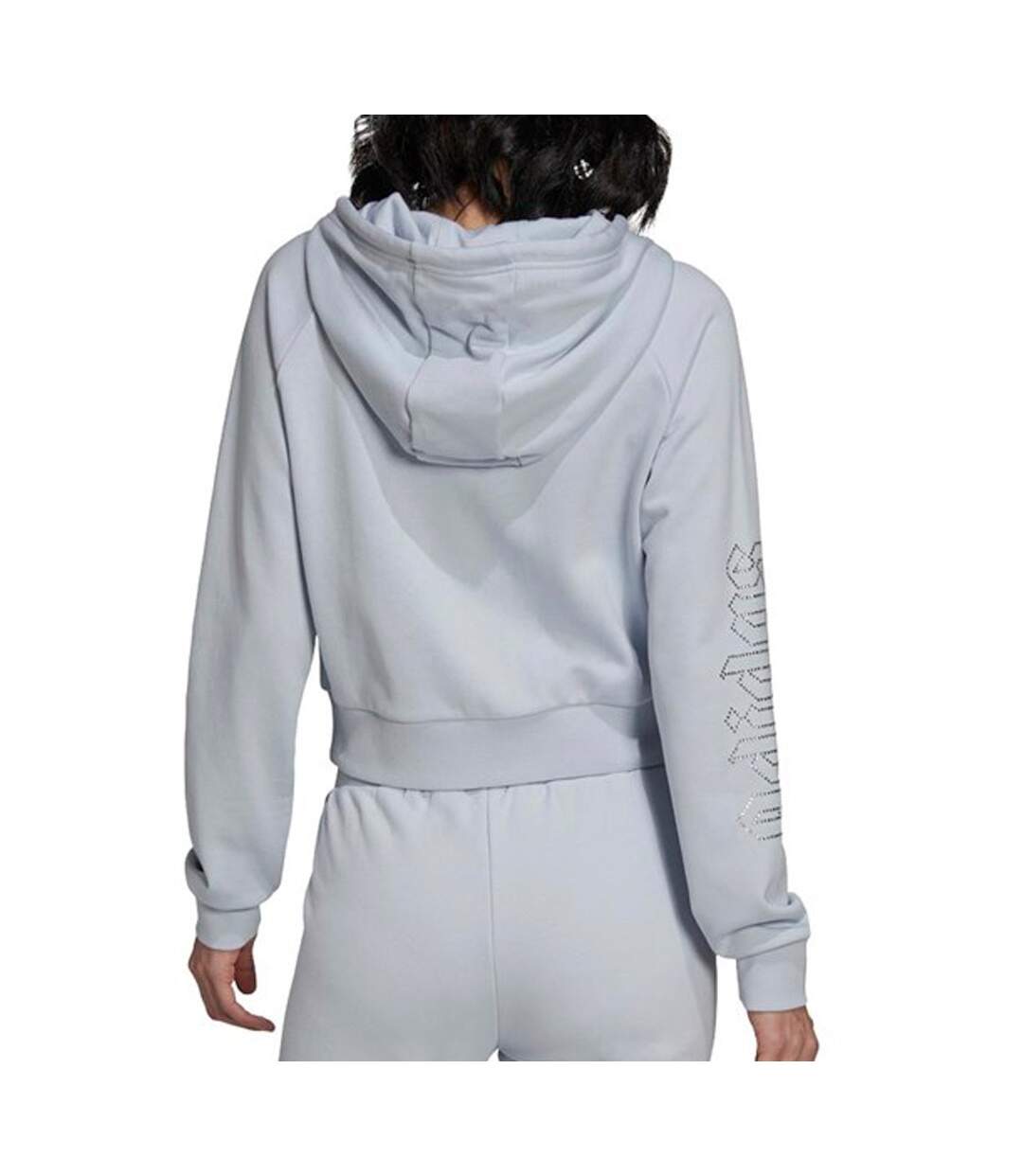 Veste de survêtement Bleu Femme Adidas Cropped Tt
