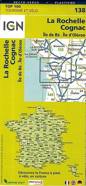IGN - TOP 100 138 LA ROCHELLE COGNAC PLASTIFIEE