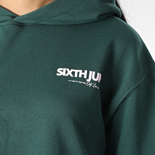 Sweat Capuche Femme W33626PSW Vert