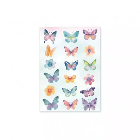Lutz Mauder TapirElla Metallic-Sticker, Schmetterlinge
