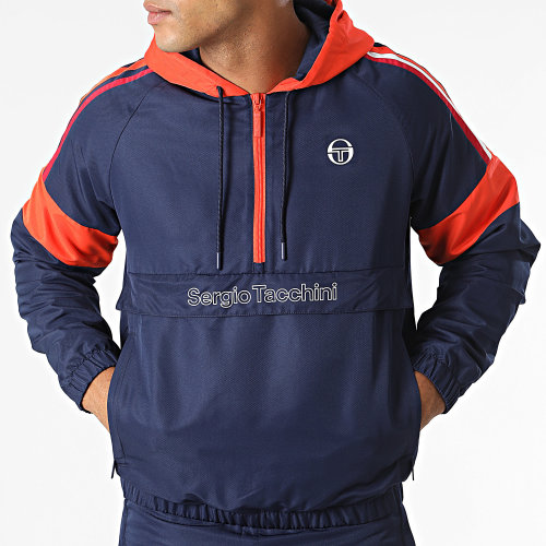 Ensemble De Survetement Cross Tracksuit 40325 Bleu Marine Rouge