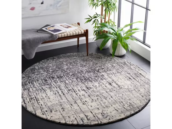 Tapis Black & Light Grey 122 X 122 cm - Amare