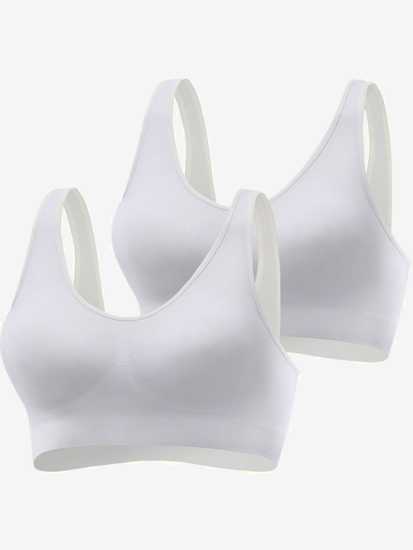 Soutien-gorge bralette bralette sans coutures, très confortable, lot de 2